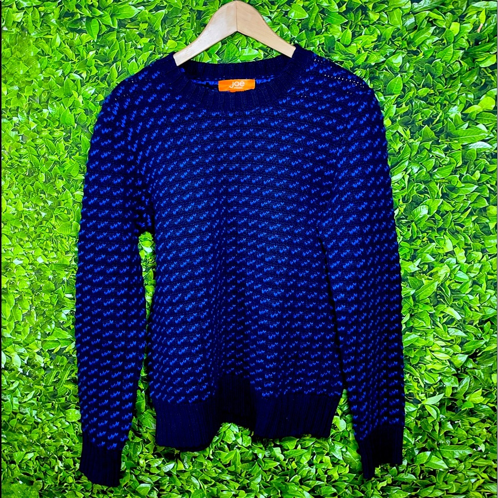 JOE FRESH NAVY/ BLUE MENS THICK SWEATER